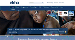Desktop Screenshot of elrha.org